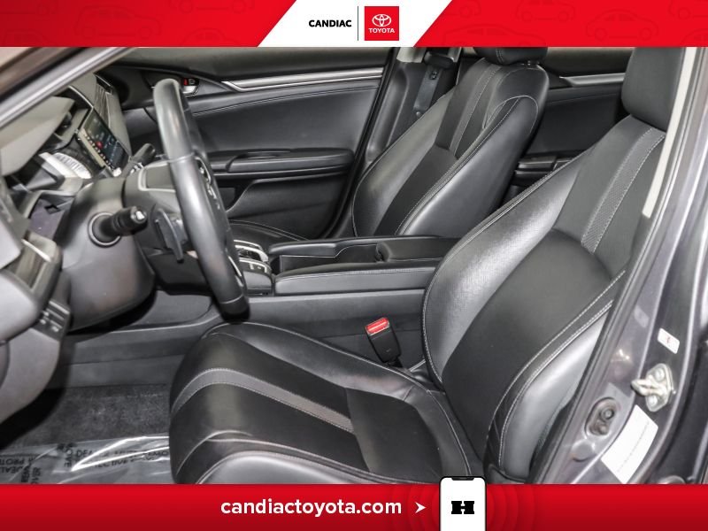 Honda Civic TA04057 | TOURING - BAS KM - TOIT OUVRANT 2020 Gris Laval - photo #14