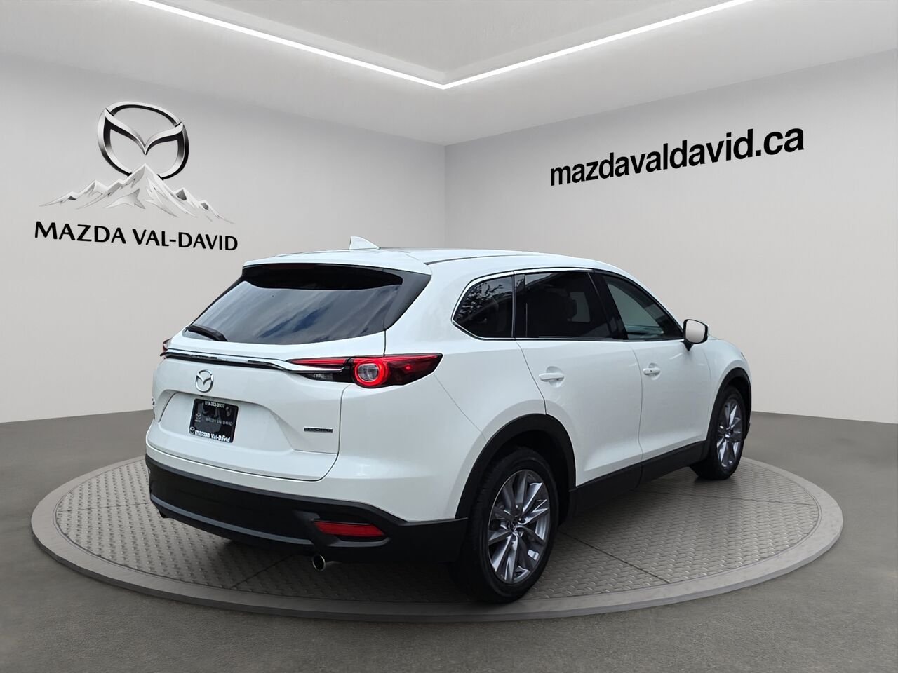 Mazda CX-9 GS-L TI, 7 passagers, Apple carplay, Toit ouvrant, volant chauffant 2023 Blanc Val-David - photo #24