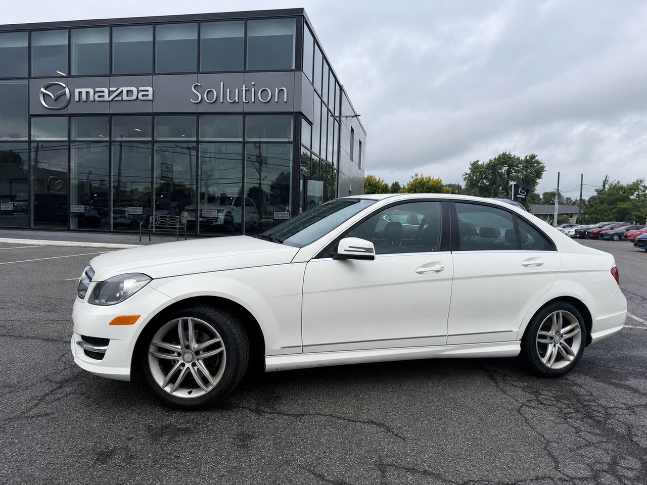 White 2012 Mercedes-Benz C-Class Sedan Automatic