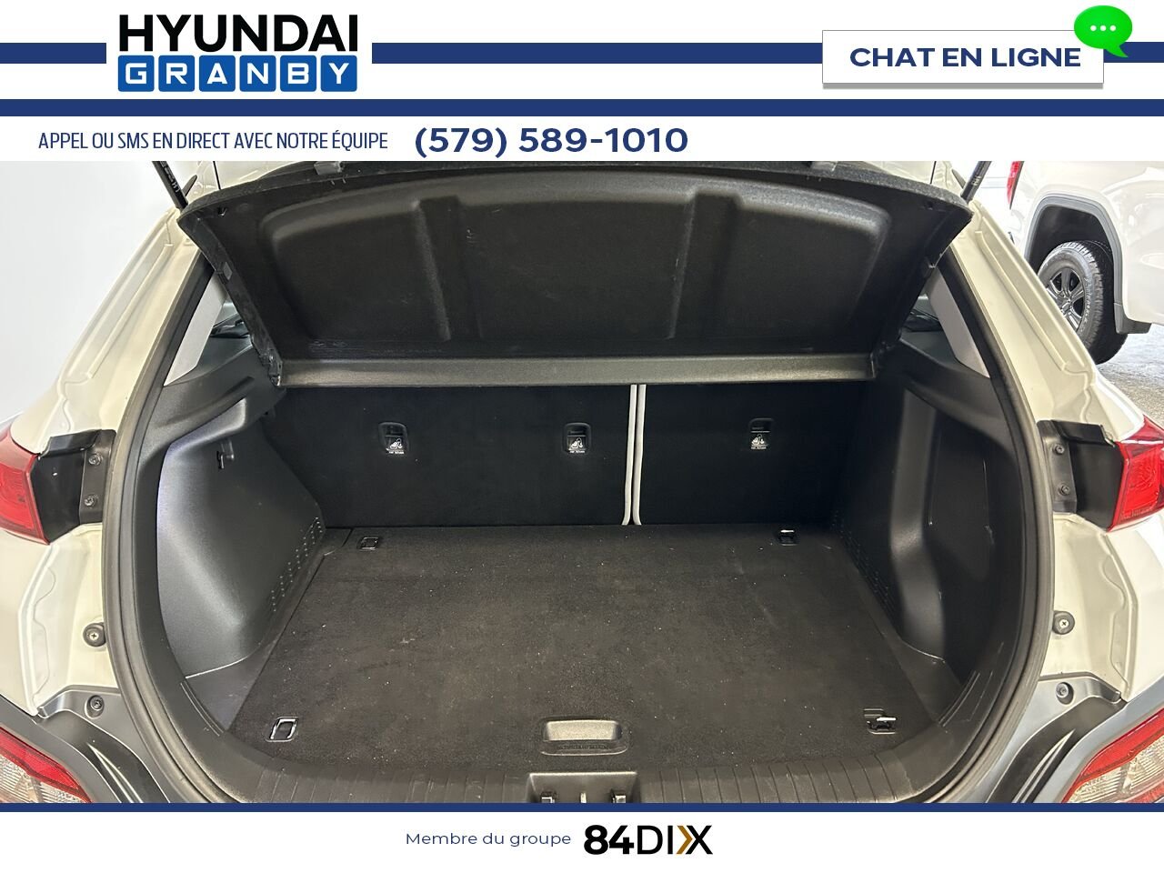 Hyundai Kona électrique 2020 Blanc Granby - photo #22