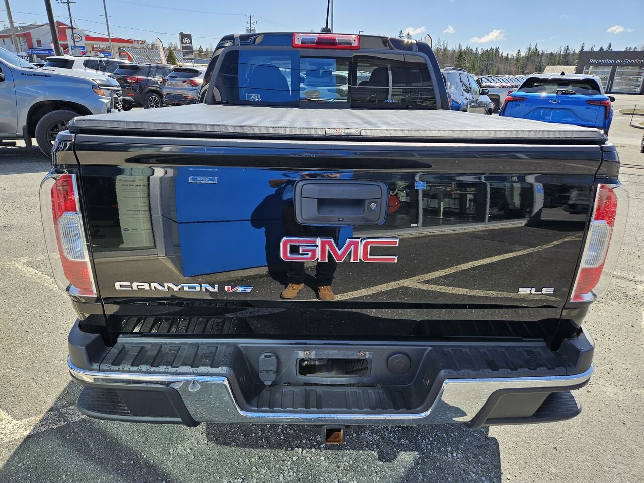 GMC Canyon SLE cabine multiplace 4RM, 128,3 po 2018 Noir Thetford Mines - photo #3