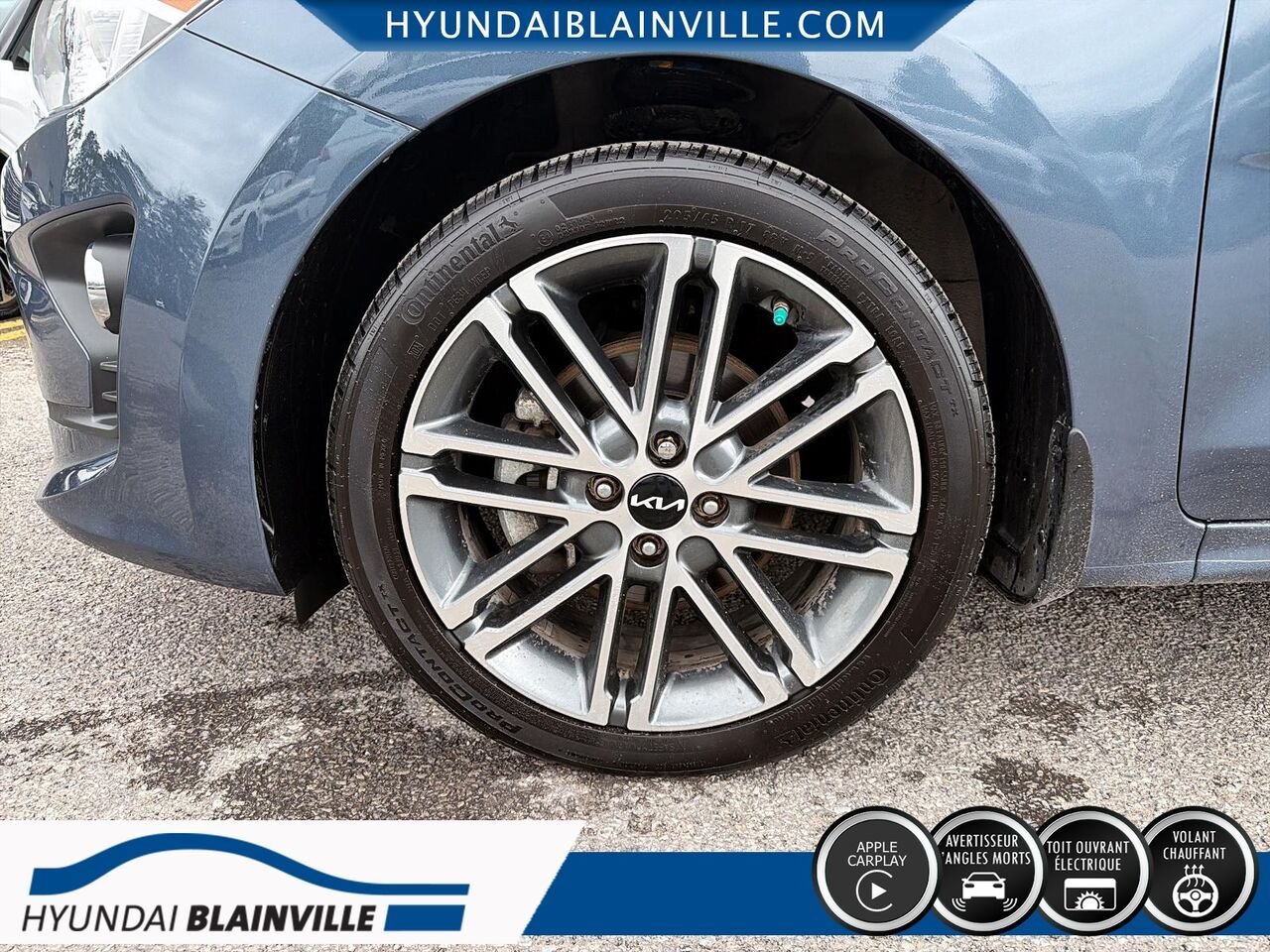 Kia Rio 5 portes 2023 Bleu Blainville - photo #7