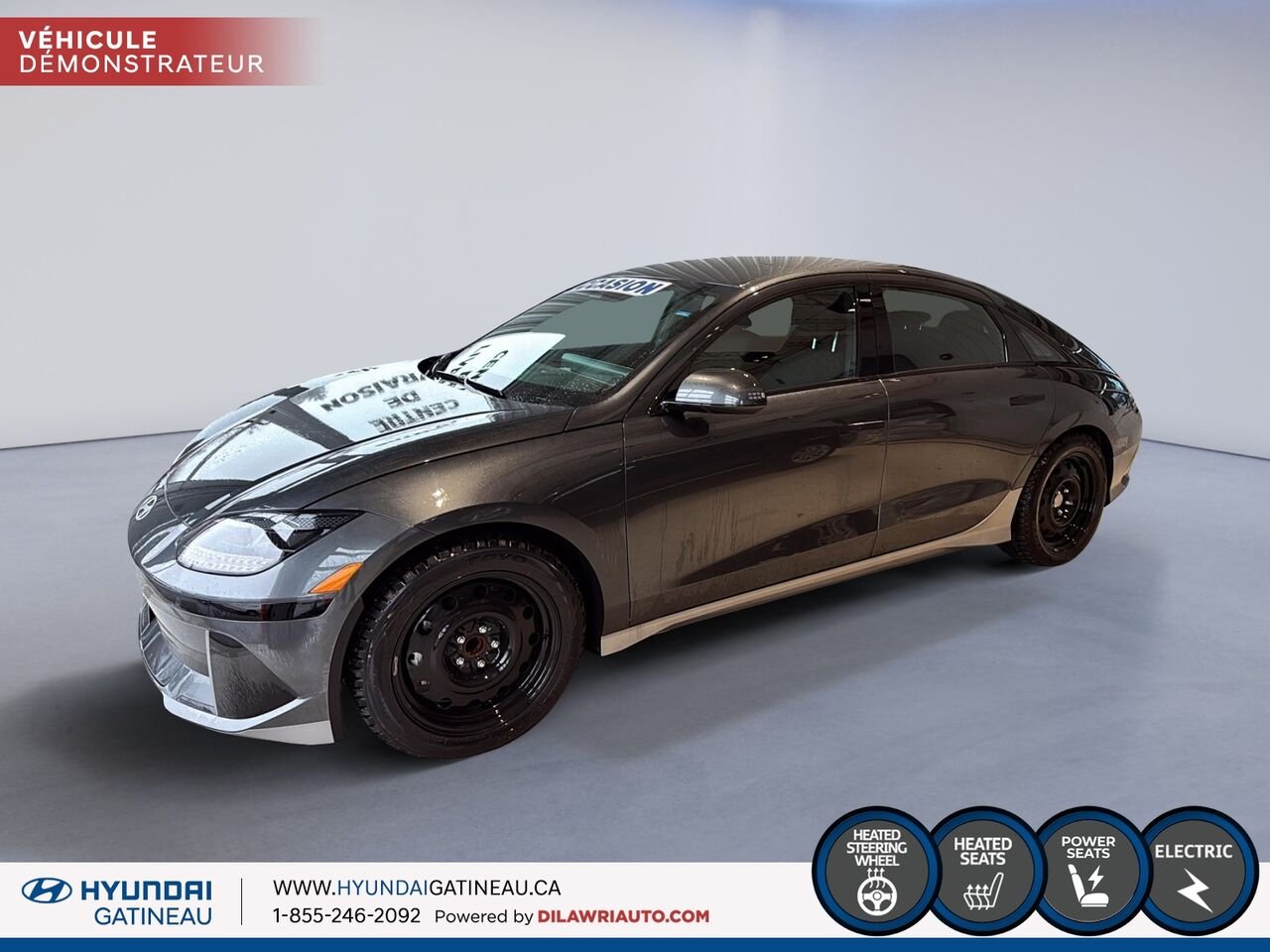 HYUNDAI IONIQ 6 2024 Gris nocturne Gatineau - photo #4