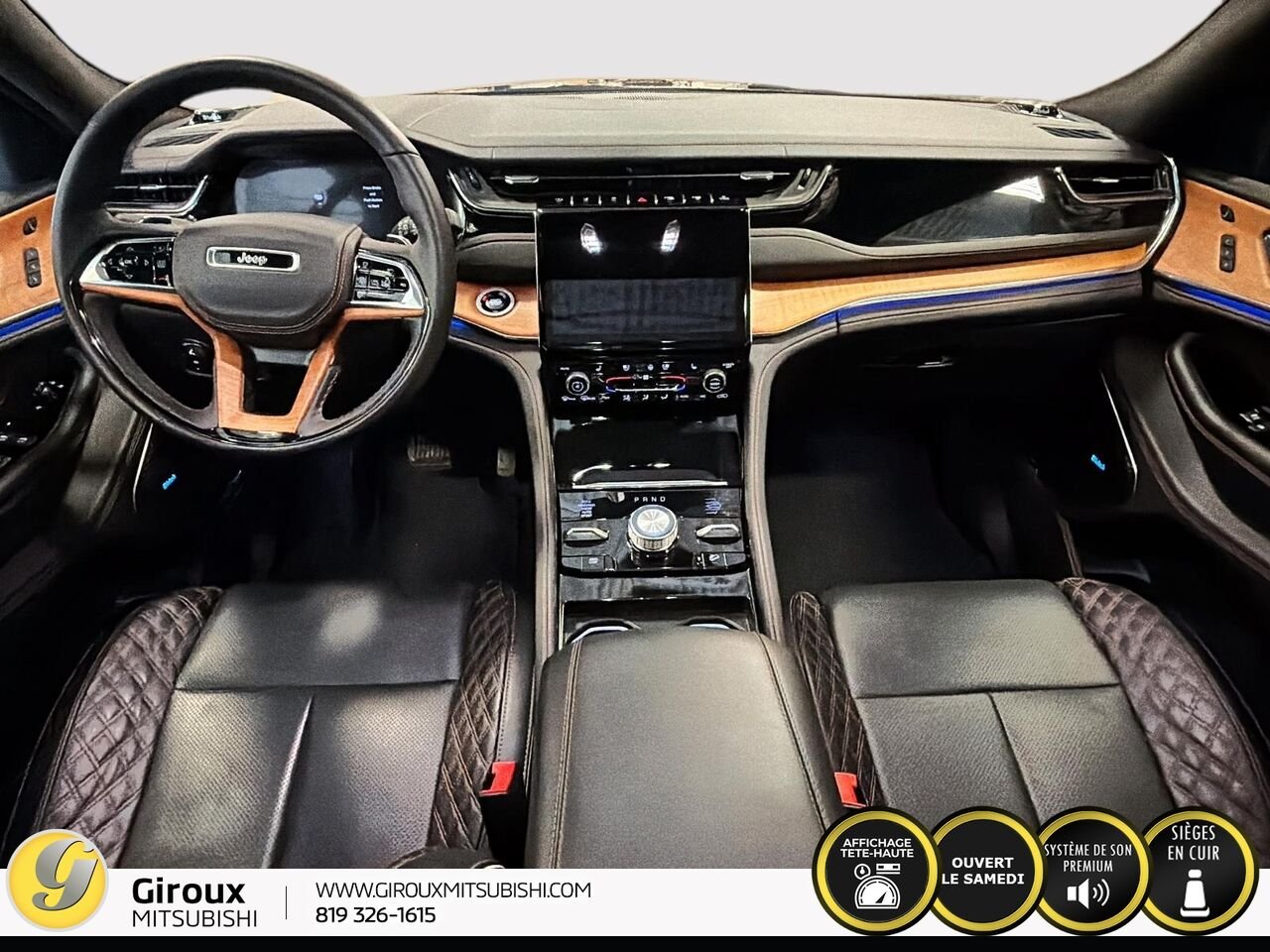 JEEP GRAND CHEROKEE L SUMMIT 2024 Bleu Sainte-Agathe-des-Monts - photo #11