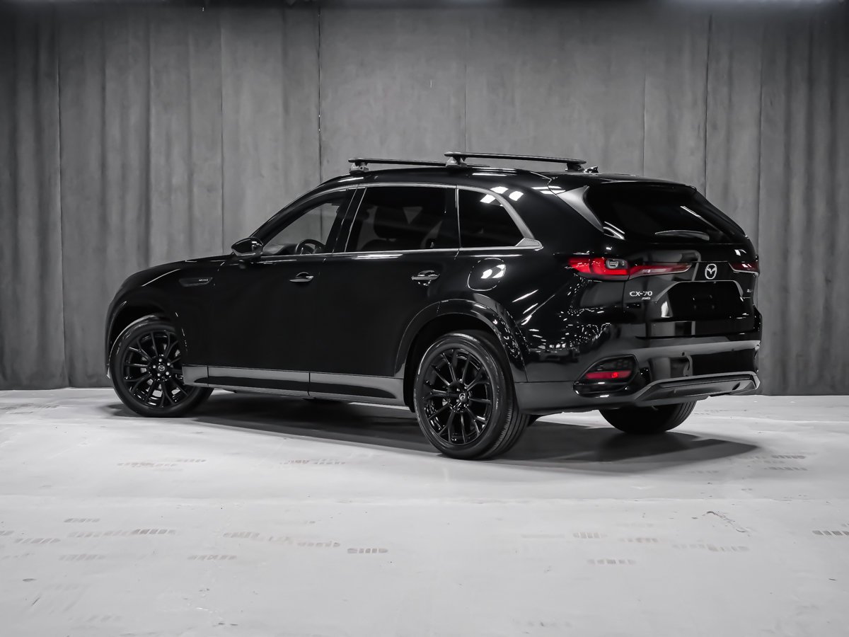 2025 Mazda CX-70 MHEV GT-P SIÈGES VENTILER BARRE DE TOIT Black Montreal - photo #4