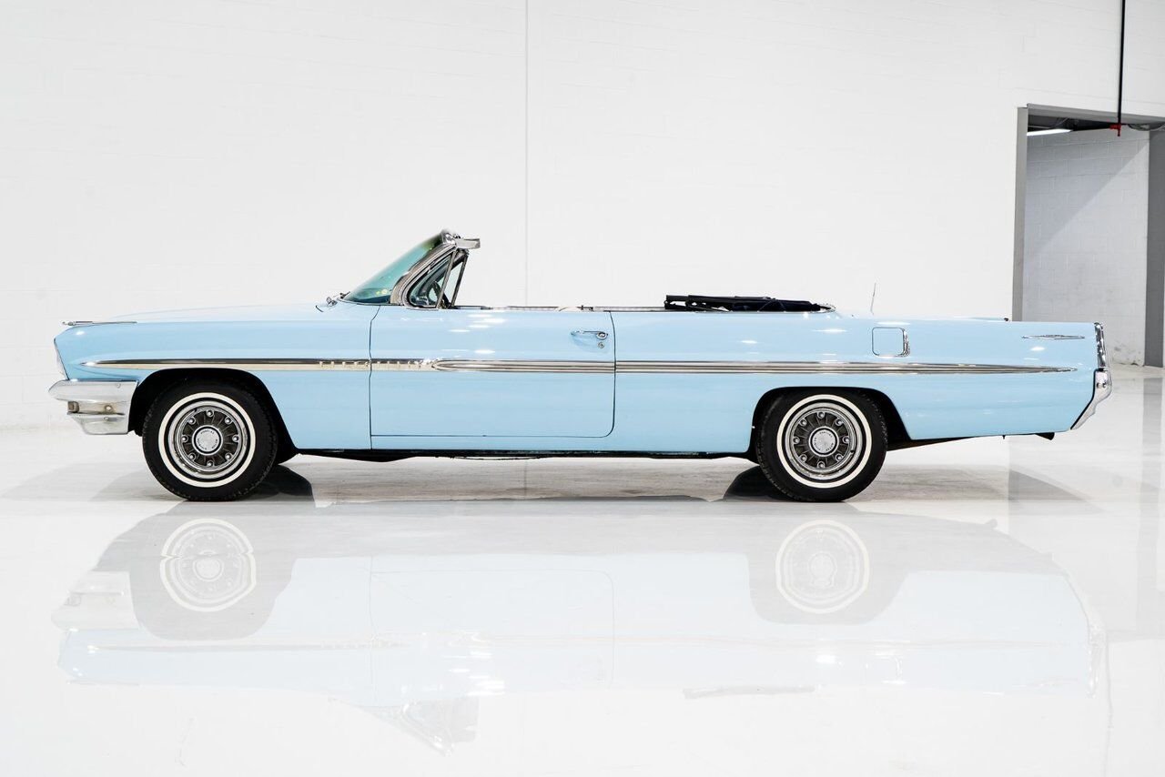 1961 Pontiac Bonneville **PRIX EN USD**C8 Suffix 389cu.in. TriPower 4 Speed Blue Montreal - photo #23