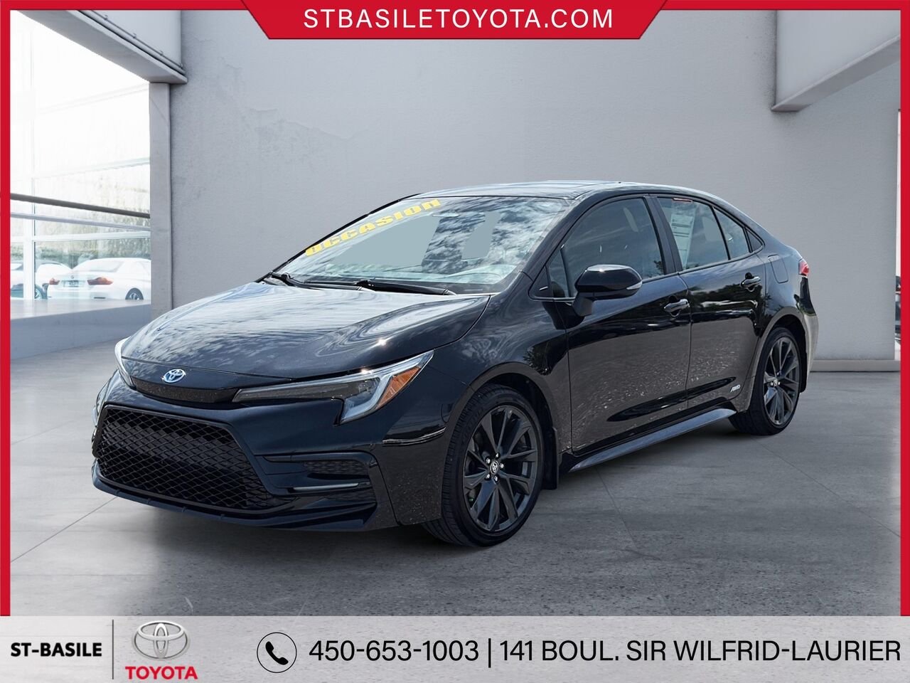 2024 TOYOTA Corolla Hybrid Midnight Black Metallic Saint-Basile-le-Grand - photo #0