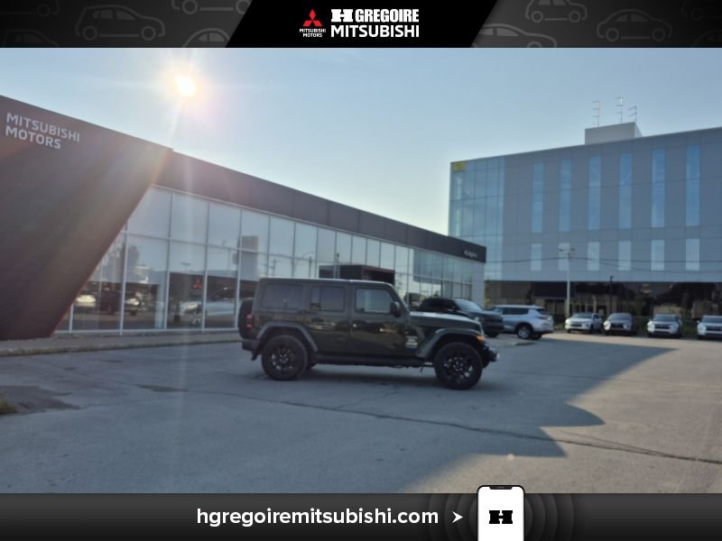 Jeep Wrangler MH4476 | Unlimited Sahara 4xe Hybride * Mags * Carplay 2022 Noir Laval - photo #11