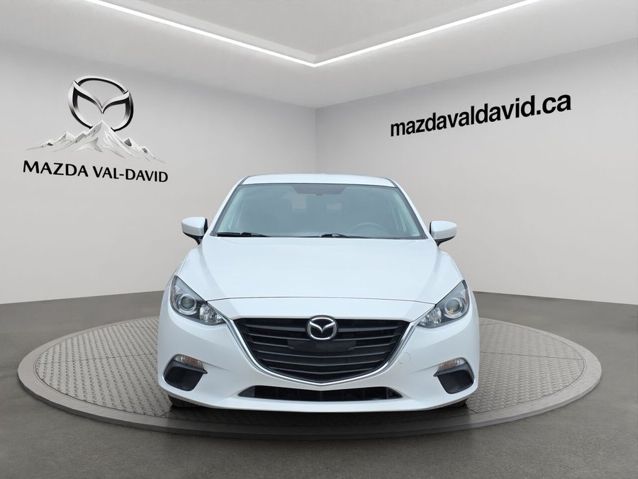 Mazda Mazda3 Berline 4 portes, boîte manuelle, GX, commande audio au volant, bluetooth 2015 Blanc