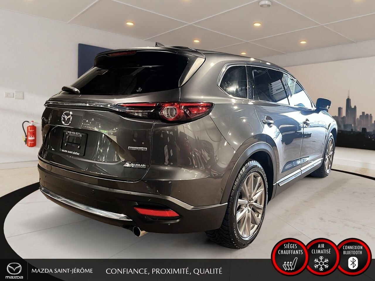 Mazda CX-9 2021 Gris Saint-Jérôme - photo #5