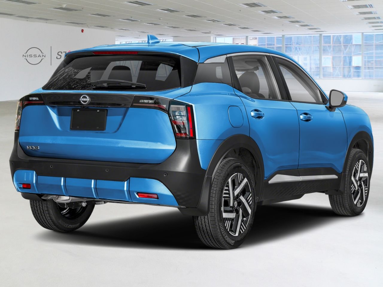 2026 Nissan Kicks Artic Ice Blue Metallic/Super Black Saint-Basile-le-Grand - photo #2