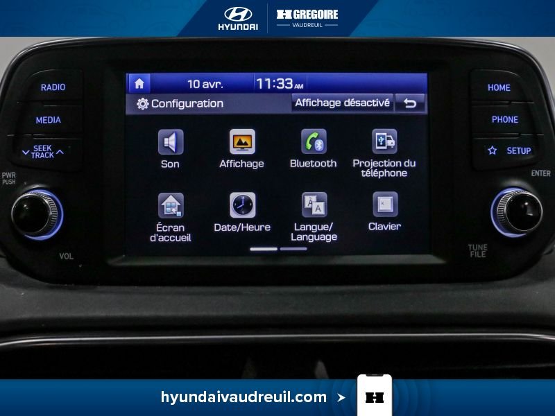 2020 Hyundai Santa Fe White Blainville - photo #24