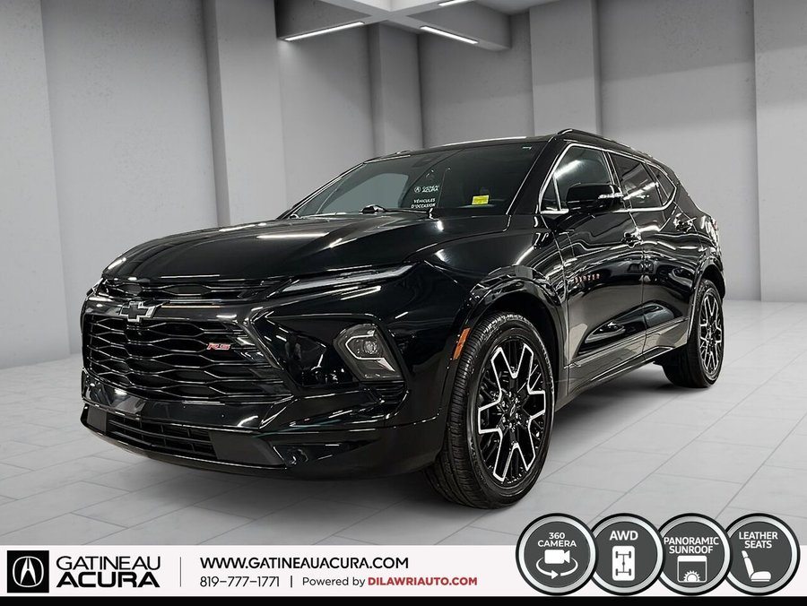 Chevrolet Blazer *** UN PROPRIO + CLEAN CARFAX + BAS KILOMÉTRAGE*** 2023 Noir