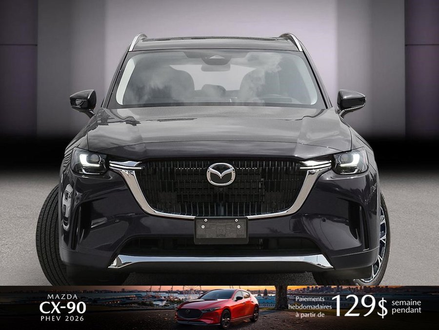 Mazda CX-90 hybride rechargeable 2026 2026 Noir de jais mica
