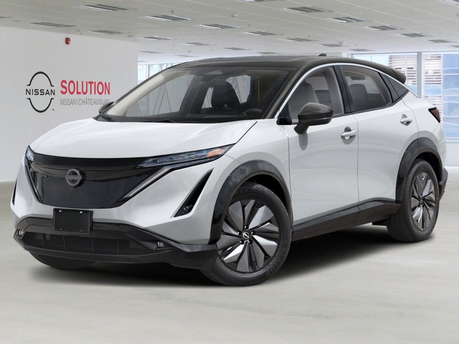 2026 NISSAN ARIYA 2026 Everest White Pearl Tricoat/Black Diamond Pearl