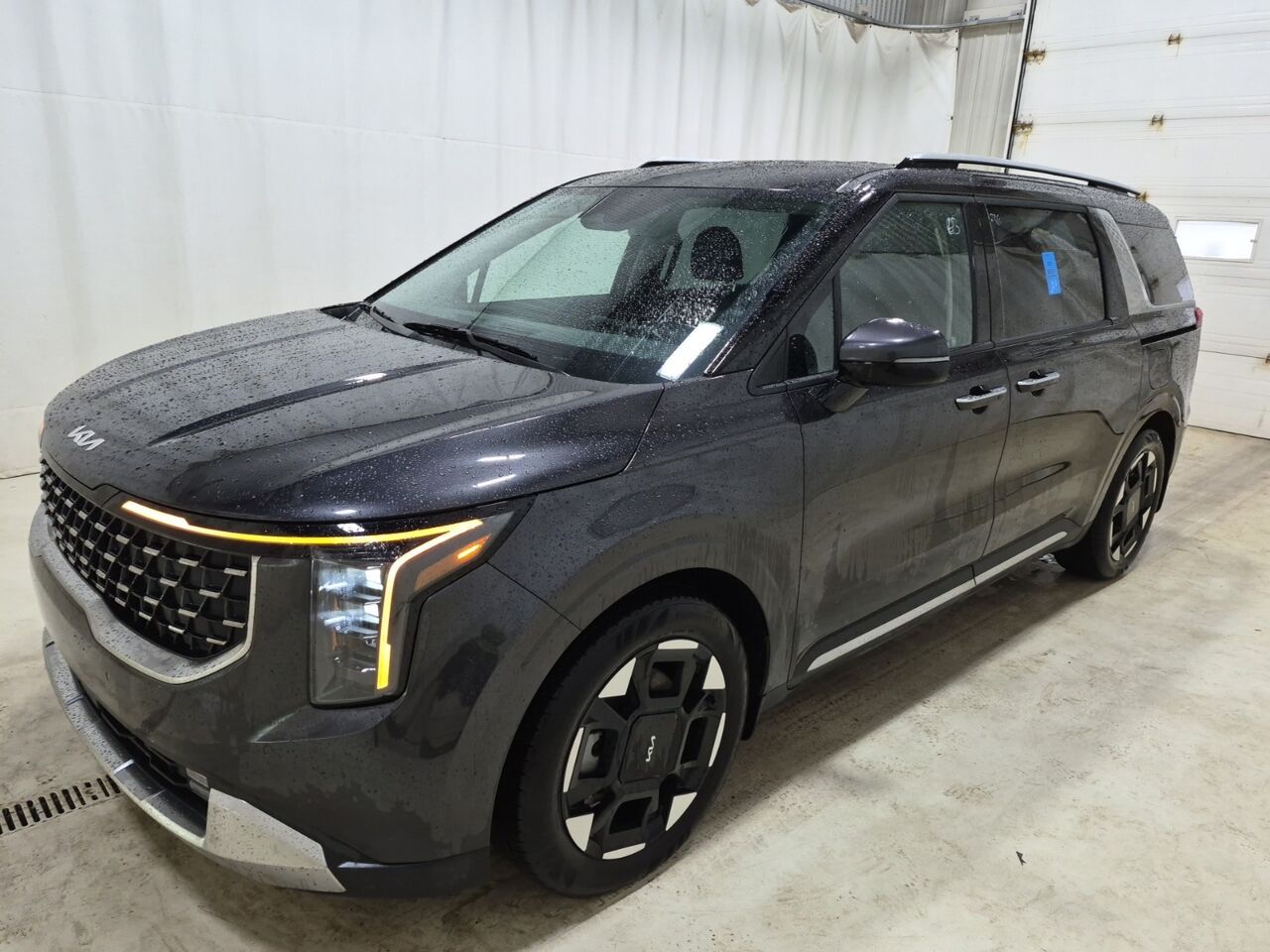 Gray 2026 Kia Carnival Minivan Front-Wheel Drive Automatic