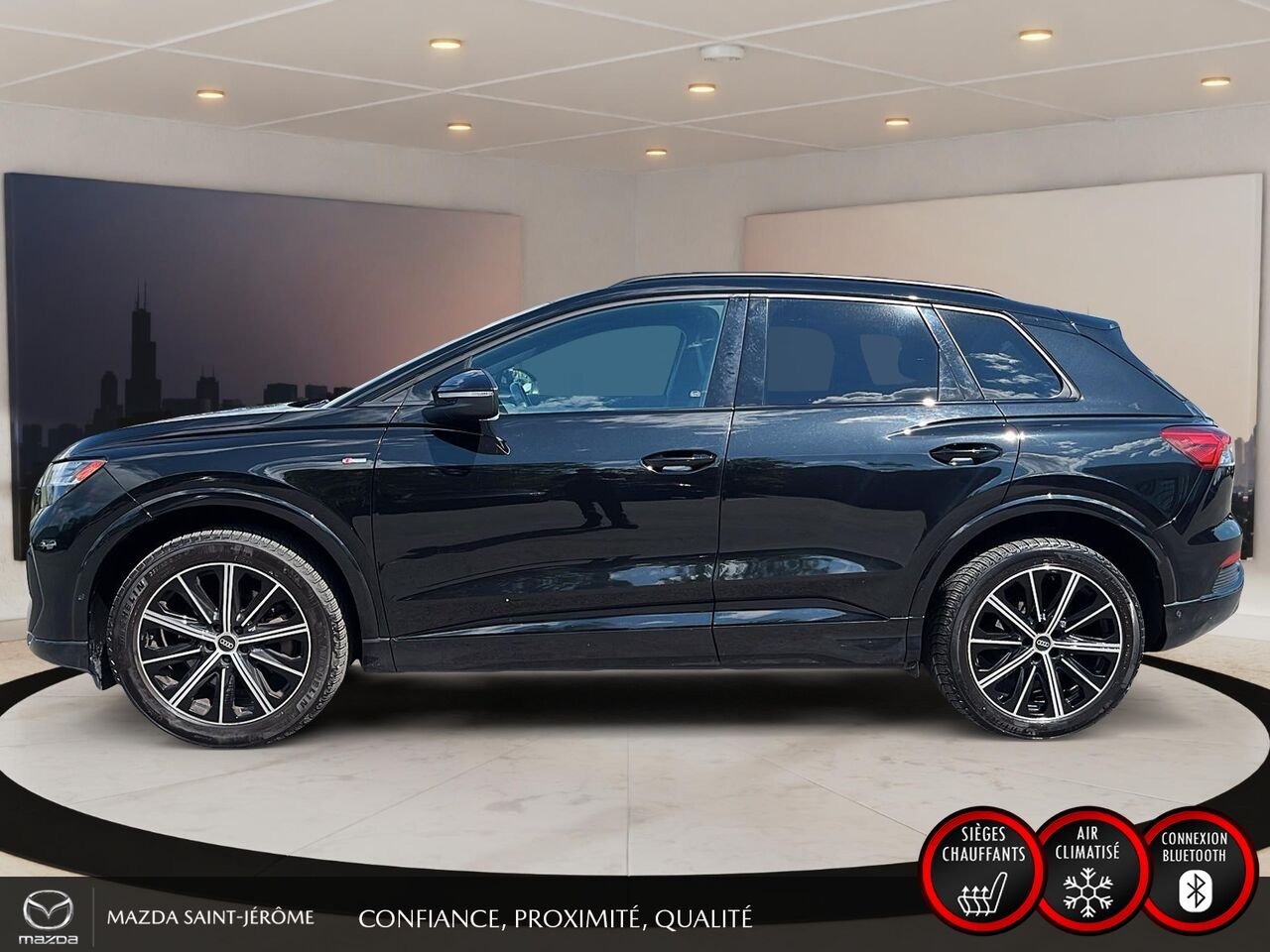 Audi Q4 e-tron 2024 Noir Saint-Jérôme - photo #10