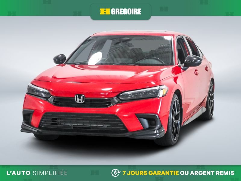 2022 Honda Civic Red Laval - photo #2