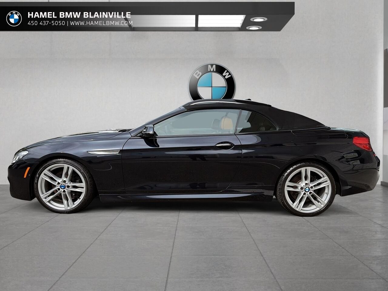2017 BMW 6 Series Cabriolet 2 portes 650i xDrive à traction intégrale Black Blainville - photo #7