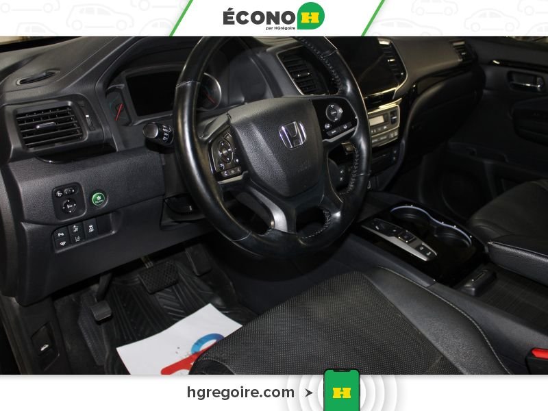 Honda Pilot R3693A | TOURING CUIR TOIT CAMERA BLUETOOTH SIEGES CHAUFFAN 2019 Noir Laval - photo #10