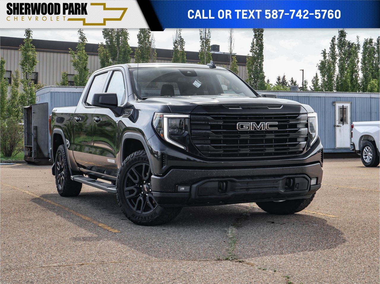 2024 GMC Sierra 1500 4WD Crew Cab 147 Elevation Black Sherwood Park - photo #0