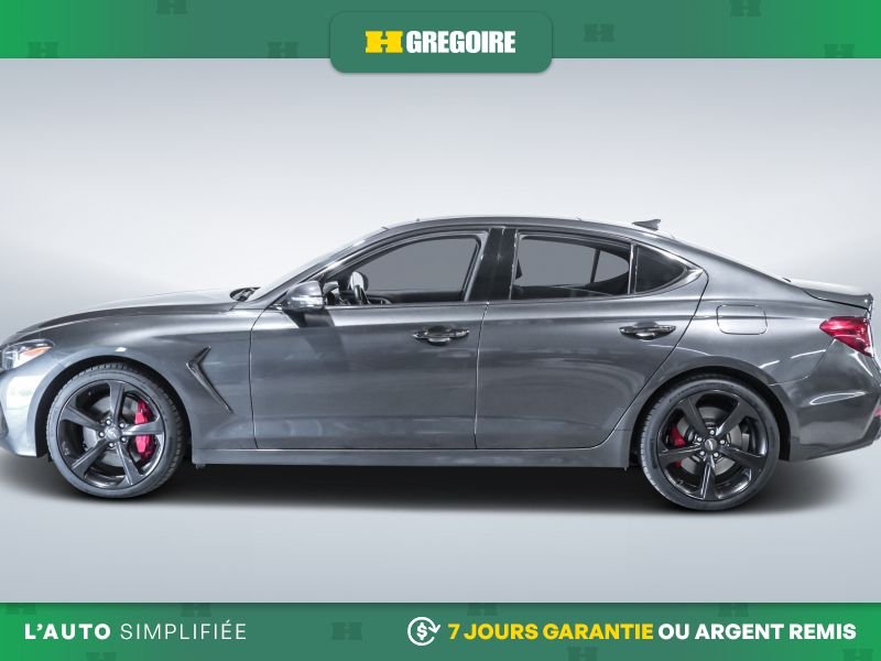 Genesis G70 821468 | 3.3T Sport AWD AUTO AC CUIR TOIT NAV MAGS CAM RECU 2021 Gris Laval - photo #4