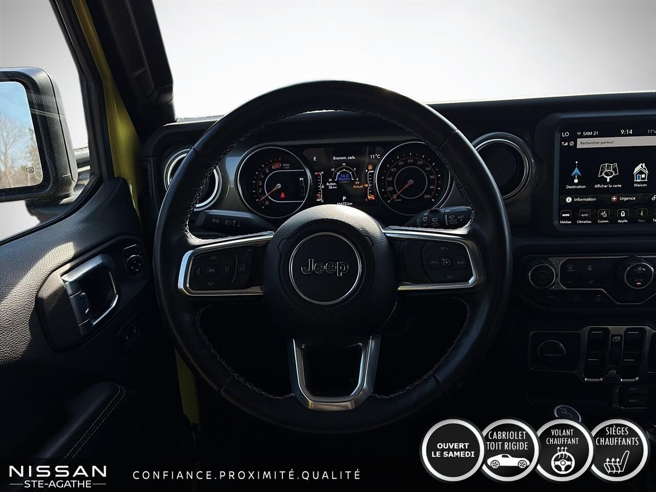 2023 Jeep Wrangler Sahara 4 portes 4x4 Yellow Saint-Jérôme - photo #10