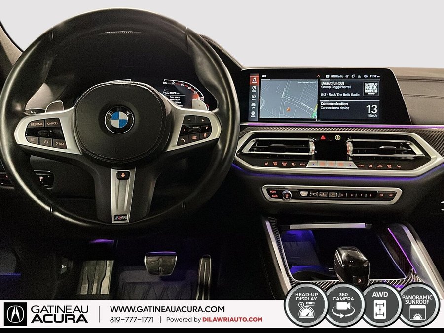 BMW X6 *** UN PROPRIO + CLEAN CARFAX *** 2023 Noir
