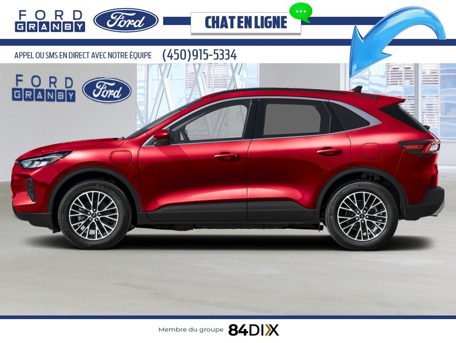 Ford Escape VHR TA 2025 Rouge vitesse métallisé teinté verni