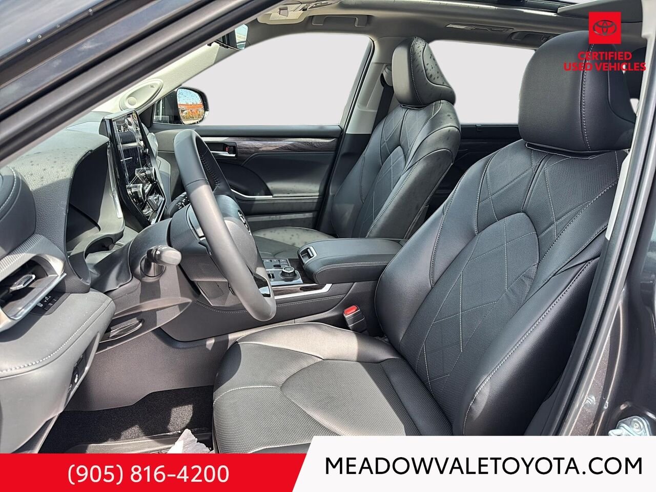 2025 Toyota HIGHLANDER Heads up Display, 20" Alloy Wheels+2nd row Captain’s Chairs+ Heated 2nd Row Seats + Panoramic View Monitor Magnetic Grey Metallic Mississauga - photo #8