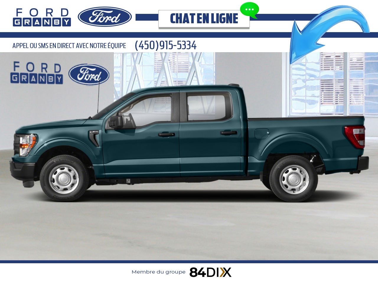 Ford F-150 2023 Vert Granby - photo #2