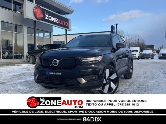 Volvo Recharge XC40 tout électrique 2022 2022 Noir