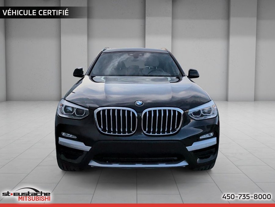 BMW X3 X3 xDrive30i EXECUTIVE PACKAGE-CUIR-TOIT PANO-SIÈGES CHAUFFANTS 2019 Noir