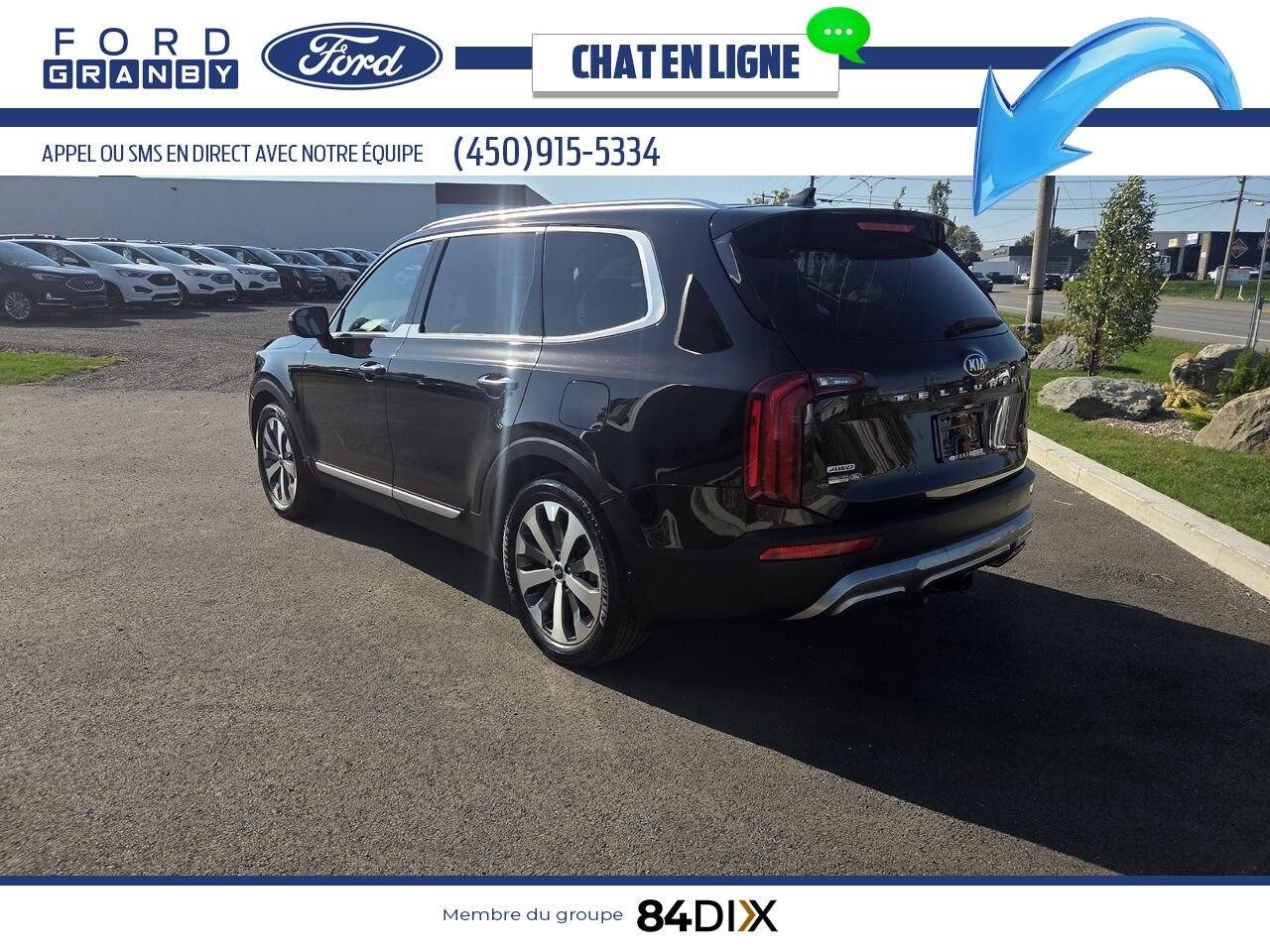 Kia Telluride 2021 Noir Granby - photo #4
