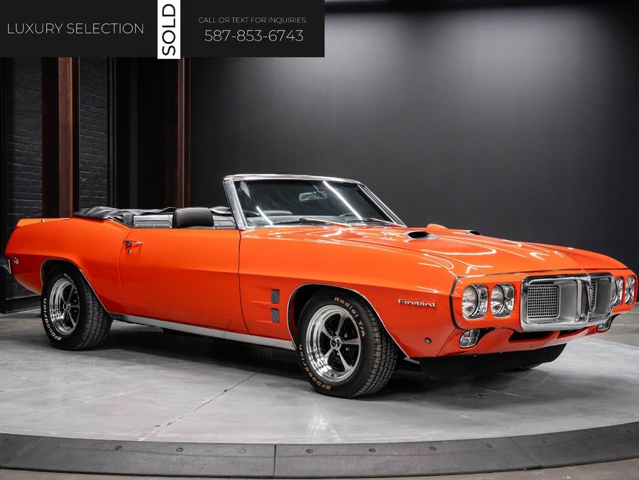 1969 Pontiac Firebird 400 1969 Orange