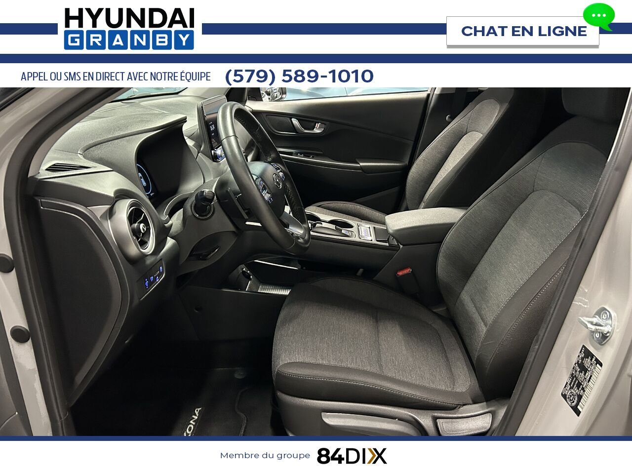 Hyundai Kona électrique 2023 Gris Granby - photo #11