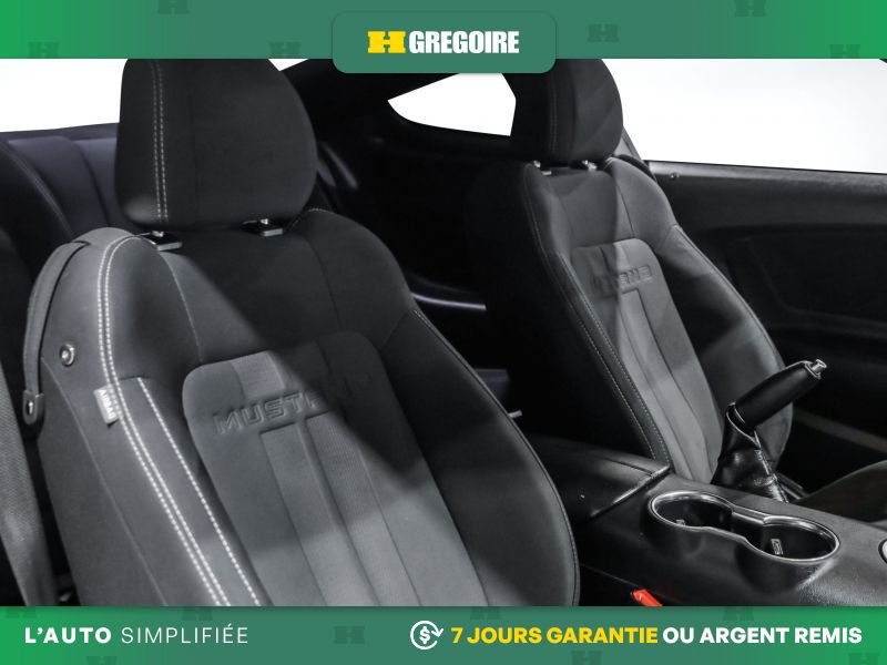 Ford Mustang 724509 | EcoBoost MAN AC GR ELEC MAGS CAM RECUL BLUETOOTH 2019 Noir Laval - photo #24