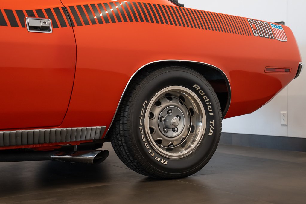 Plymouth AAR Cuda 1970 Orange Montréal - photo #76