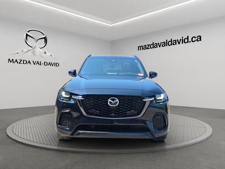 2025 Mazda CX-70 hybride léger GT-P TI, Toit ouvrant panoramique, sièges en cuir ventilés et chauffant, navigation Black