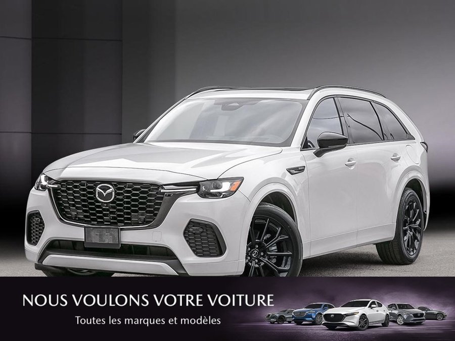 Mazda CX-70 hybride léger 2026 2026 Blanc rhodium métallisé