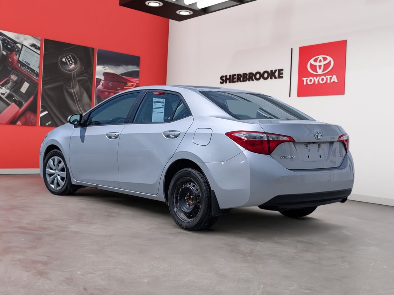 2014 Toyota Corolla 2T1BURHE0EC100954 Silver Sherbrooke - photo #1