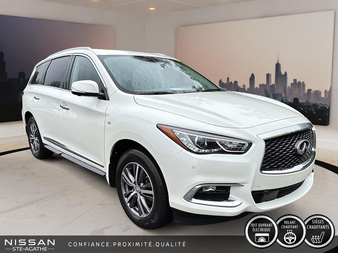 INFINITI QX60 2017 Blanc Saint-Jérôme - photo #2