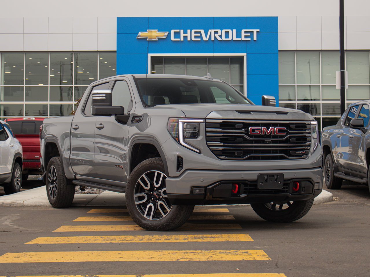 2024 GMC Sierra 1500 4WD Crew Cab 147 AT4 Grey Sherwood Park - photo #1