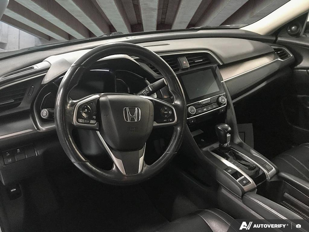 2018 Honda Civic Sedan 254129A | Touring White Edmonton - photo #10