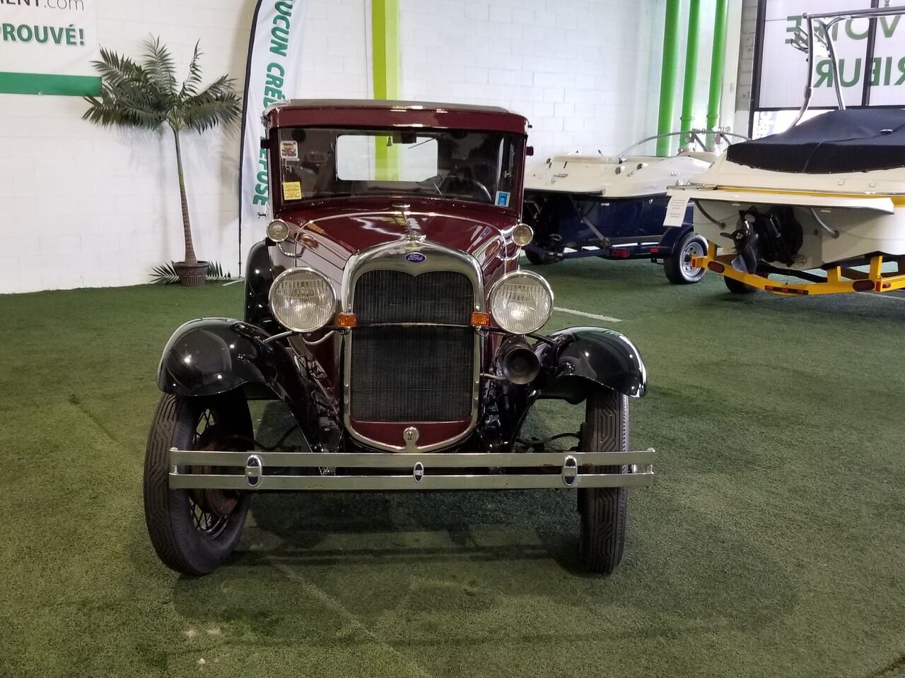 Ford Modèle A 1930 Rouge Longueuil, - photo #8