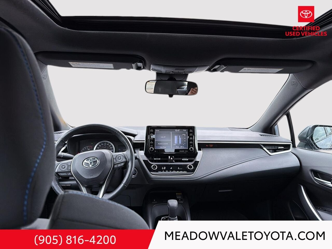 2021 Toyota Corolla UPGRADE Sunroof 18" Alloys, back up camera Celestite Mississauga - photo #18