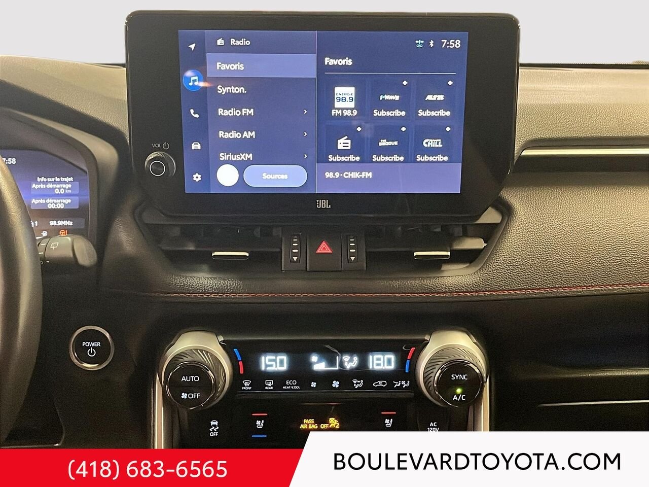 Toyota RAV4 Prime 99595A-141 | PRIME XSE GROUPE TECHNOLOGIE 2024 Frisson glacé nacré avec toit noir Québec - photo #14