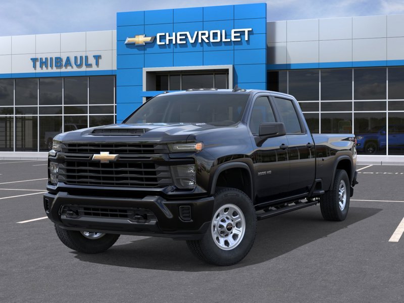 CHEVROLET SILVERADO 3500HD WT cabine multiplace 4RM 172 po 2026 Noir Sherbrooke - photo #5