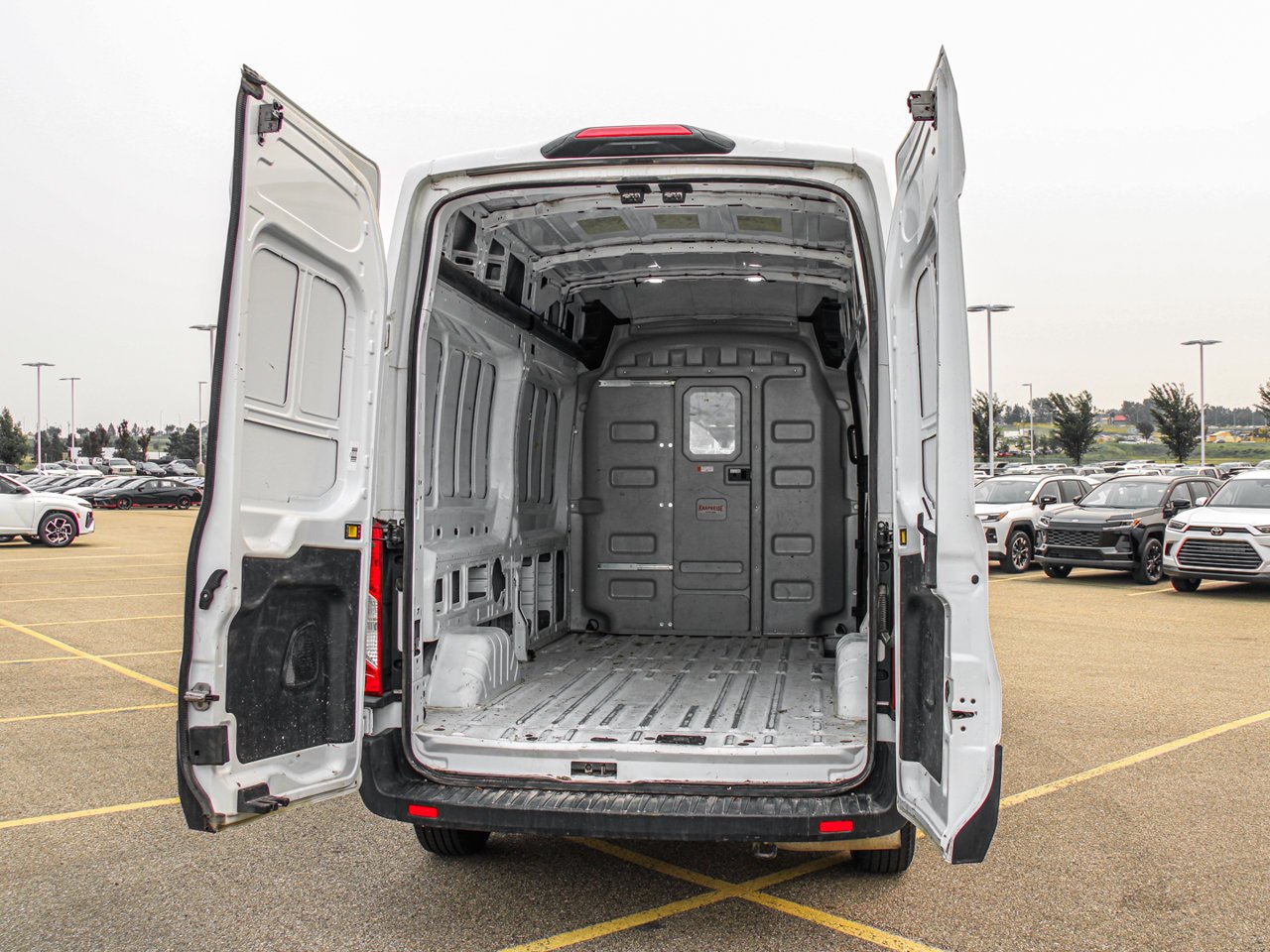 2025 Ford Transit Cargo Van T-250 148 Hi Rf 9070 GVWR AWD White Sherwood Park - photo #7