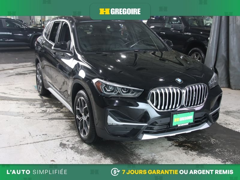 BMW X1 821757 | xDrive28i AWD AUTO A/C MAGS CUIR NAV CAM RECUL BLU 2022 Noir Laval - photo #0